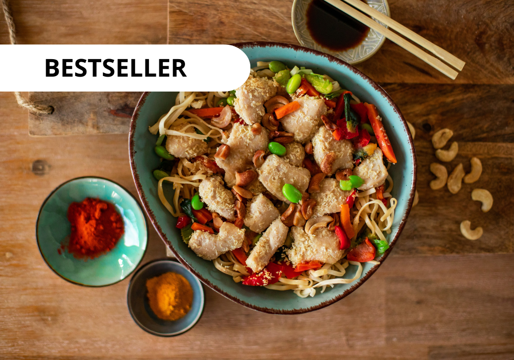Rice Noodles With Chicken